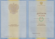 Диплом ВУЗа образца 2007-2013 г.г.